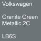 Preview: Volkswagen, Granite Green Metallic 2C, LB6S.